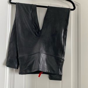 Spanx faux leather leggings